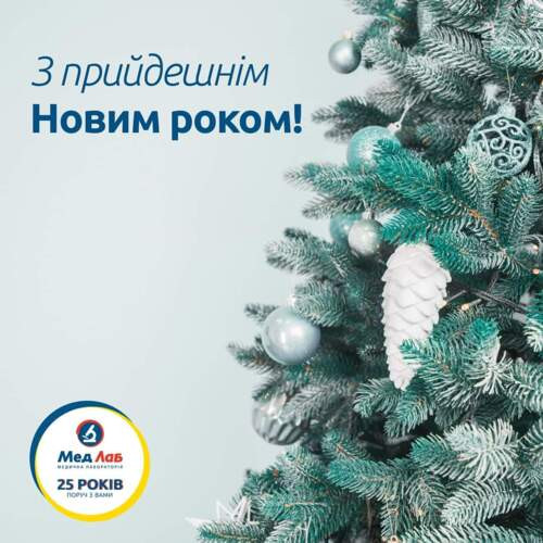 Вітаємо із прийдешнім Новим роком!